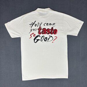 Oneita Men's White T-shirt